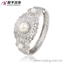 New Xuping Fashion Silver Big Luxury Bangle with Shell Bead